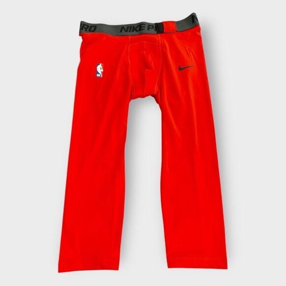 Nike Pro NBA Player Issued 3/4 Compression Tights DN1547-657 Mens Size Large New - Picture 1 of 8